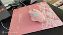 罗技（G） G502 HERO主宰者 有线鼠标 游戏鼠标  g502hero  可配重HERO引擎 礼盒送男友 RGB炫彩灯光 G502H-云樱粉+鼠标垫+防滑贴 实拍图