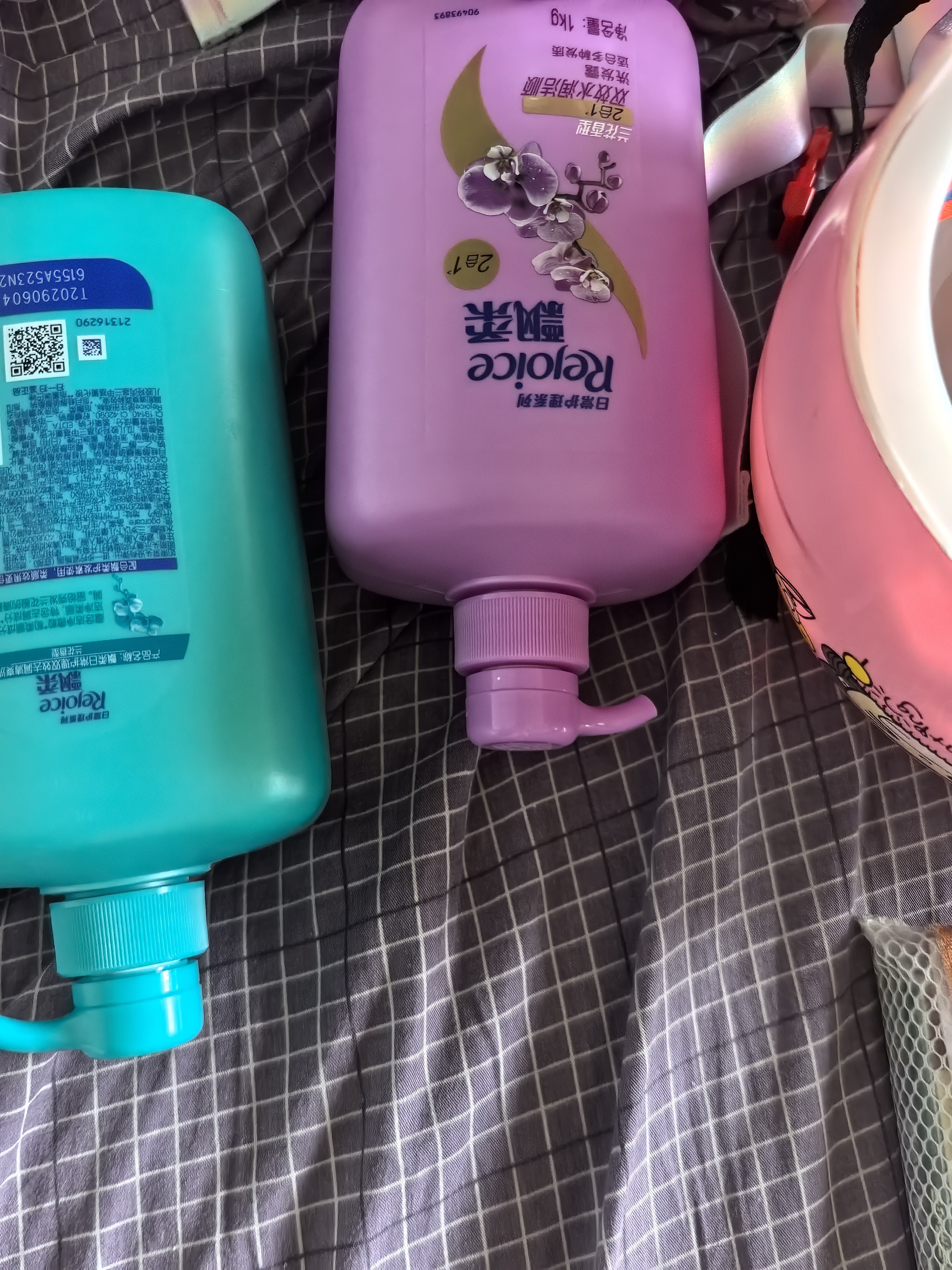 飘柔套装日常护理去屑清爽型1KG+水润洁顺型1KG洗发水去油 实拍图