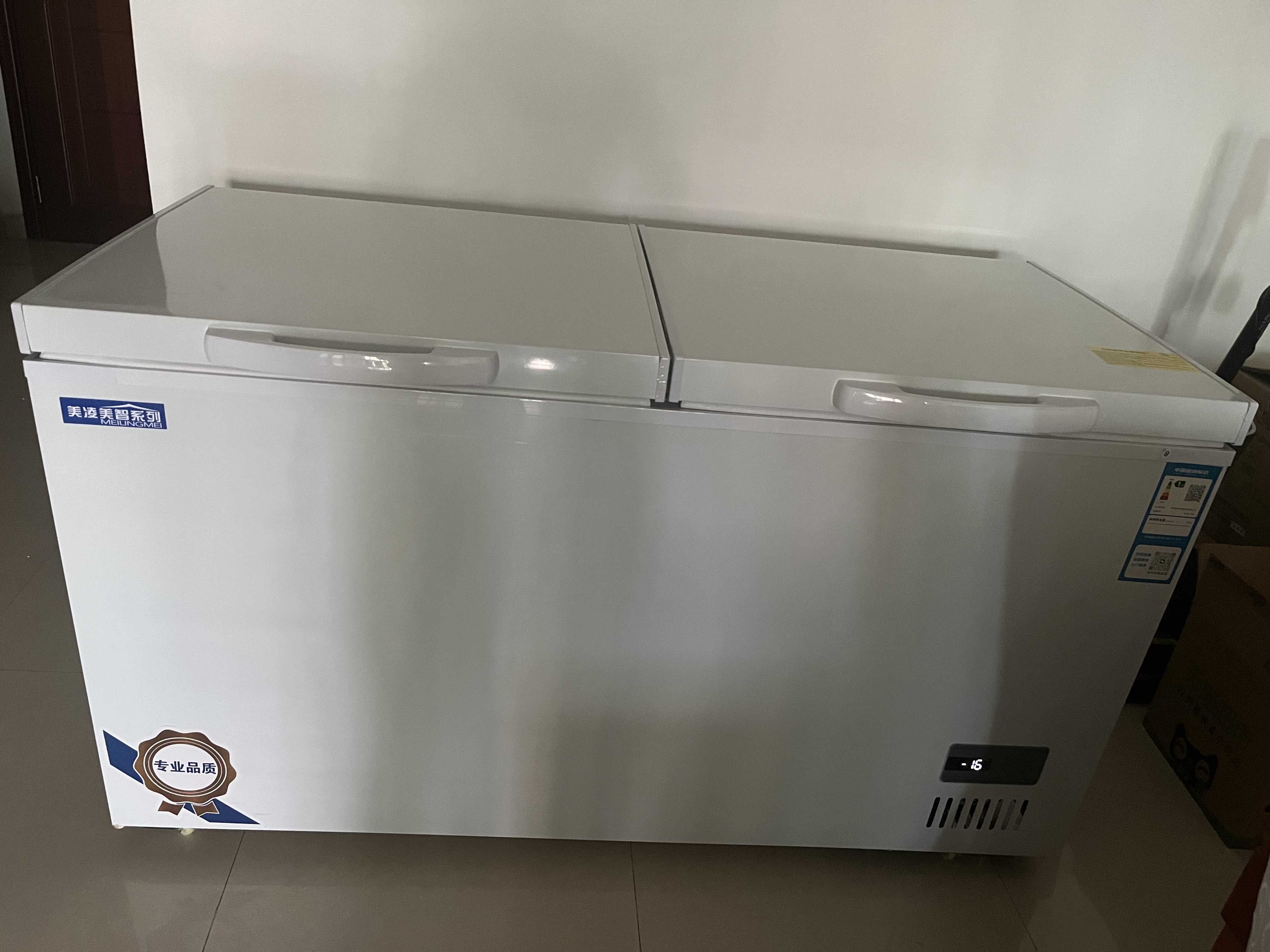美凌美智冰柜冷冻大容商用冷藏冷冻两用一级能效2米大型全冷冻柜双温400卧式冰箱500升以上2026新款家用 单温加大长1.45米【铜管一级能效】全冷冻/全冷藏 实拍图