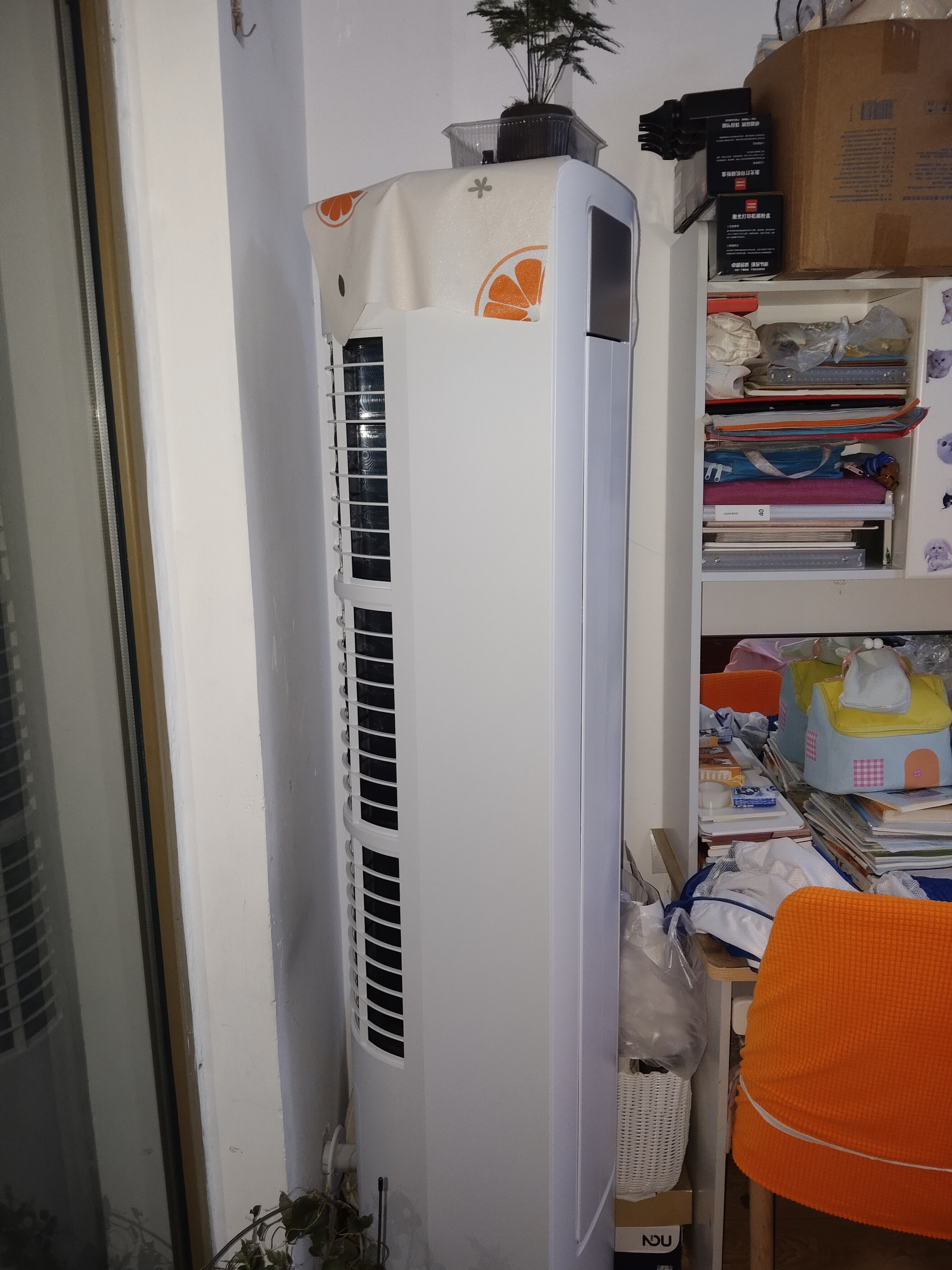 海尔空调出品大3匹变频圆柱立式柜机超省电家用空调新一级能效冷暖节能WIFI自清洁冷暖Leader 补贴15% 超省电 Air 3匹 【新品升级】AI无风感+灵动双出风 实拍图