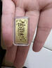 中国珠宝礼物送女友黄金金条足金9999生日快乐纪念日1g 实拍图