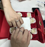 范琦（Fanci）恋爱频率情侣戒指对戒银戒指一对生日纪念日礼物送男友女朋友 实拍图