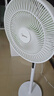 美的（Midea）【幸运草安睡1S】一级能效直流变频声控电风扇家用遥控卧室静音落地扇台式桌面抗菌大风力转页扇 实拍图