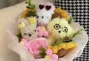 京东鲜花小狗玩偶花束向日葵永生花生日礼物女生送女朋友闺蜜儿童七夕毕业 实拍图