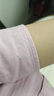 优衣库麻混纺立领衬衫/七分袖女装/通勤衬衣26春夏新款483873 73 青紫色 M 实拍图