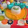 奥智嘉儿童玩具1-3岁游戏桌婴儿1岁宝宝蒙氏早教积木桌六面体生日礼物 实拍图