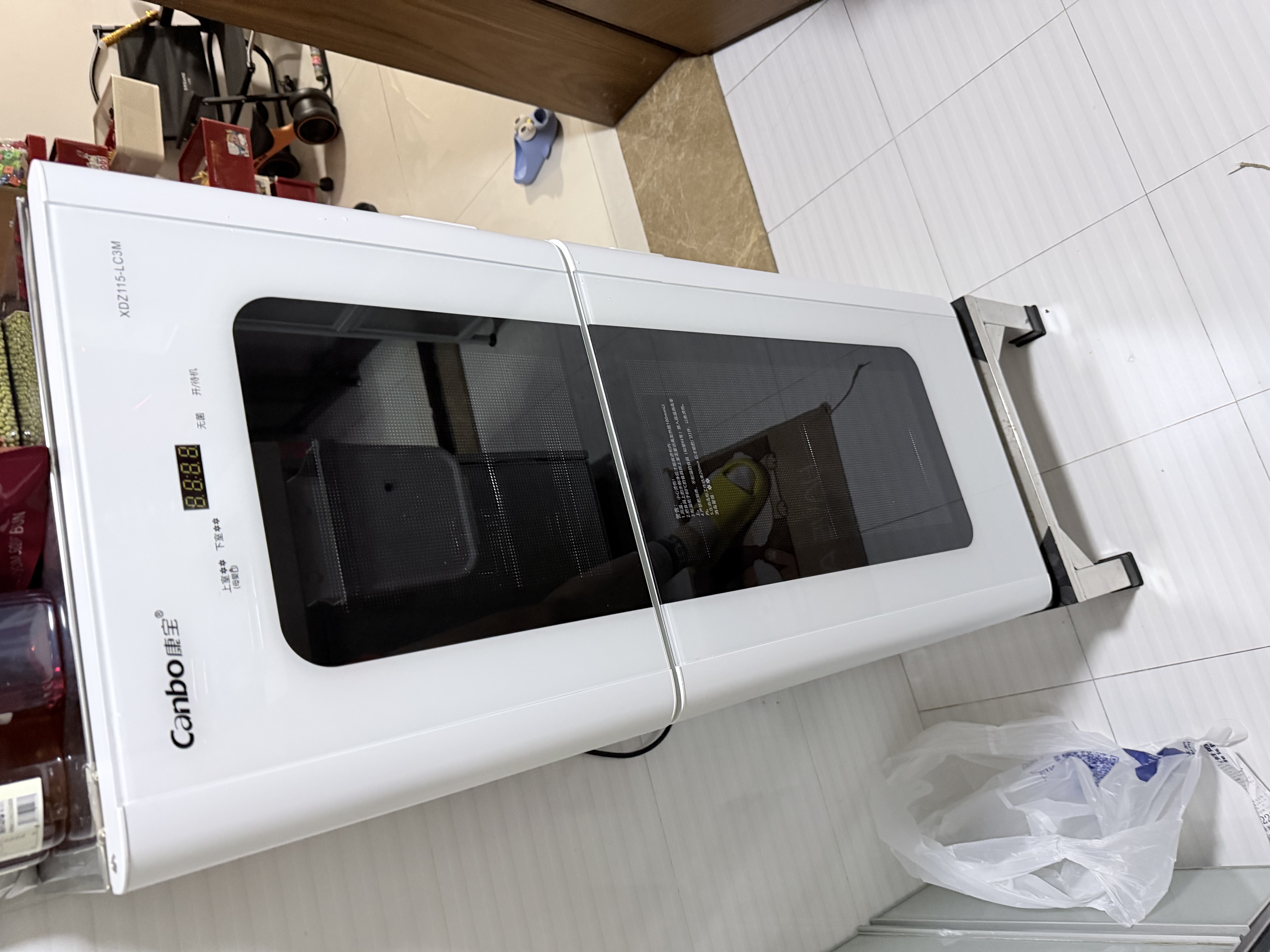 康宝（Canbo）消毒柜家用不锈钢立式大容量婴儿奶瓶高温烘干二星热风消毒碗柜【政府补贴】XDZ115-LC3M 实拍图