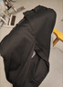 海澜之家（HLA）休闲裤男轻商务时尚系列四面弹力裤子男黑色175/88A(34)七夕礼物 实拍图
