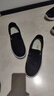 布舍元（BUSHEYUAN）青年套脚休闲帆布鞋老北京布鞋懒人板鞋单鞋男士331-1711 黑色 43 实拍图