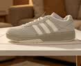 adidas「面包鞋」COURTIC经典运动板鞋男女阿迪达斯官方三叶草 浅绿/奶油白   43 实拍图