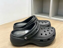 CROCS卡骆驰厚底云朵洞洞鞋|206750 黑色-001 36/37(230mm) 实拍图