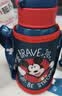 迪士尼（Disney）儿童保温杯吸管直饮杯316不锈钢大容量带杯套双盖水杯650ml米奇 实拍图