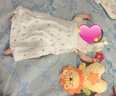 奕思瑞婴儿安抚玩偶陪睡可入口阿贝贝睡觉防惊跳宝宝安抚巾牙胶哄睡神器 实拍图
