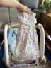 欢喜小熊宝宝连衣裙婴儿夏天碎花裙子女宝夏装外出衣服夏季新品纯棉童装 实拍图