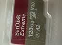 闪迪（SanDisk）128GB TF(MicroSD)内存卡4K极速金卡A2 V30 U3兼容大疆Pocket3/4P/Action 6运动相机/无人机存储卡 实拍图