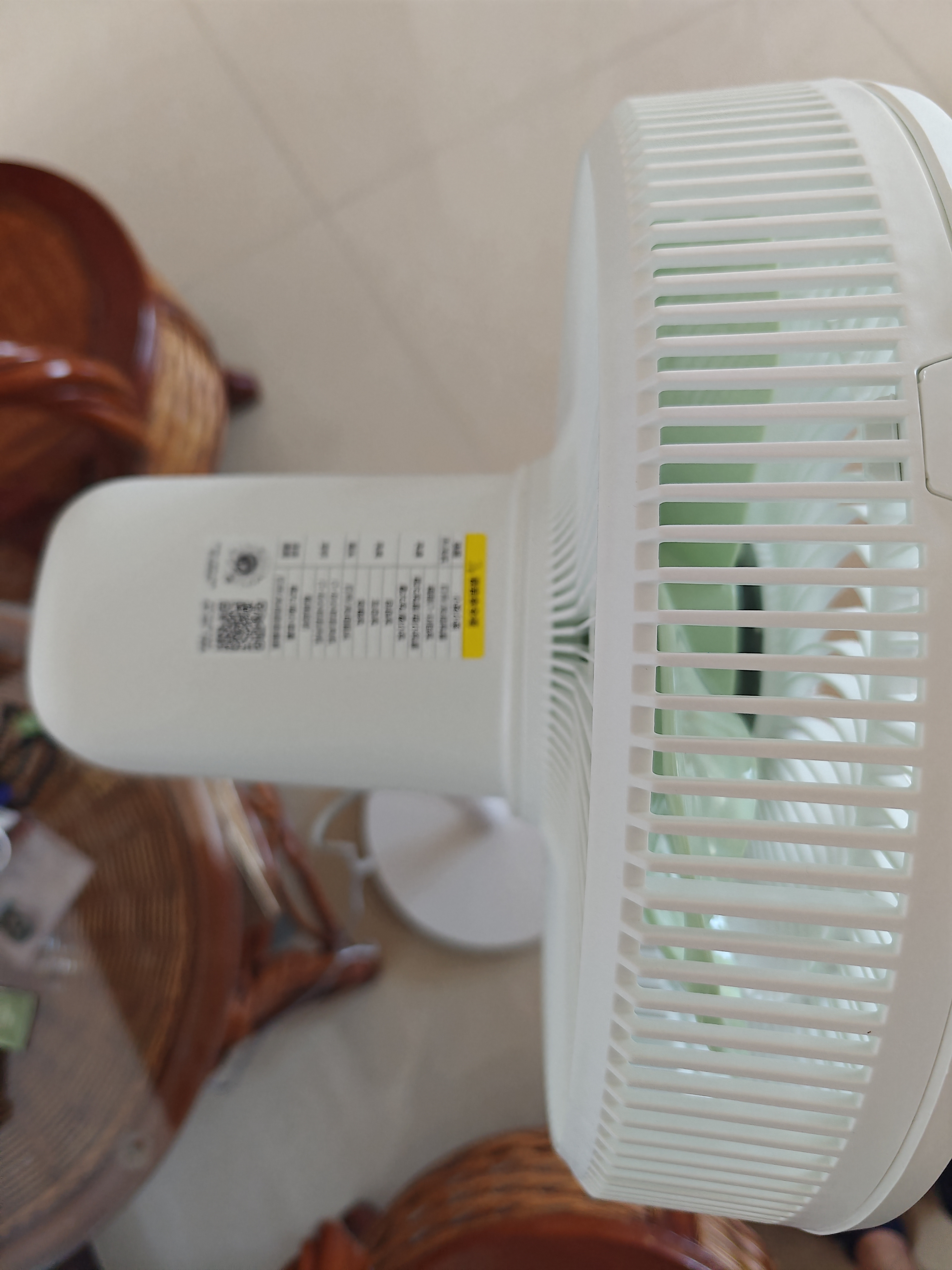 美的（Midea）【幸运草安睡1S】直流变频语音遥控电风扇家用卧室静音落地式风扇台式抗菌大风力一级能效节能电扇 实拍图