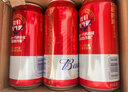 百威【梅西同款】经典红罐啤酒450mL 18罐整箱装喜宴 实拍图