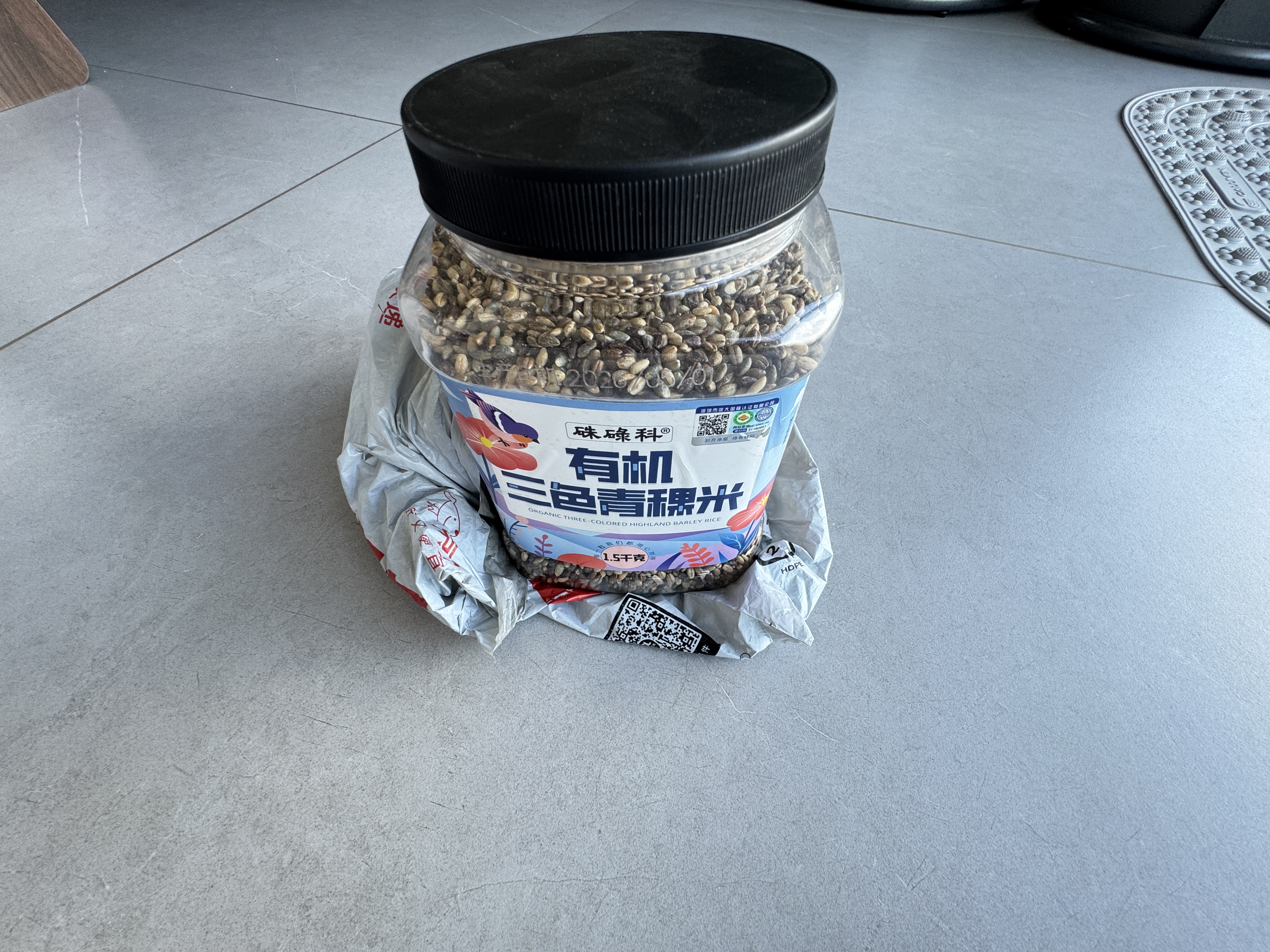 硃碌科 有机低脂三色青稞米3斤 主食粗粮杂粮糌粑八宝粥甜品奶茶原料 实拍图