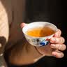 御嘉斋景德镇仿古茶杯明成化1:1复刻鸡缸杯功夫茶杯主人杯教师节送礼物 斗彩手工手绘鸡缸杯 120ml 实拍图