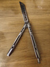 小刀yy4代 蝴蝶刀新手入门【桔梗balisong】钢柄 花式练习未开刃 T怪 实拍图