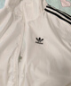 adidas复古风休闲梭织立领夹克外套男女秋季阿迪达斯官方三叶草   亮白   M 实拍图