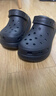 卡骆驰（CROCS）檀健次同款经典泡芙洞洞鞋百舒适男沙滩鞋女鞋休闲鞋|207521 黑色-001(含智必星) 36 (220mm) 37 实拍图