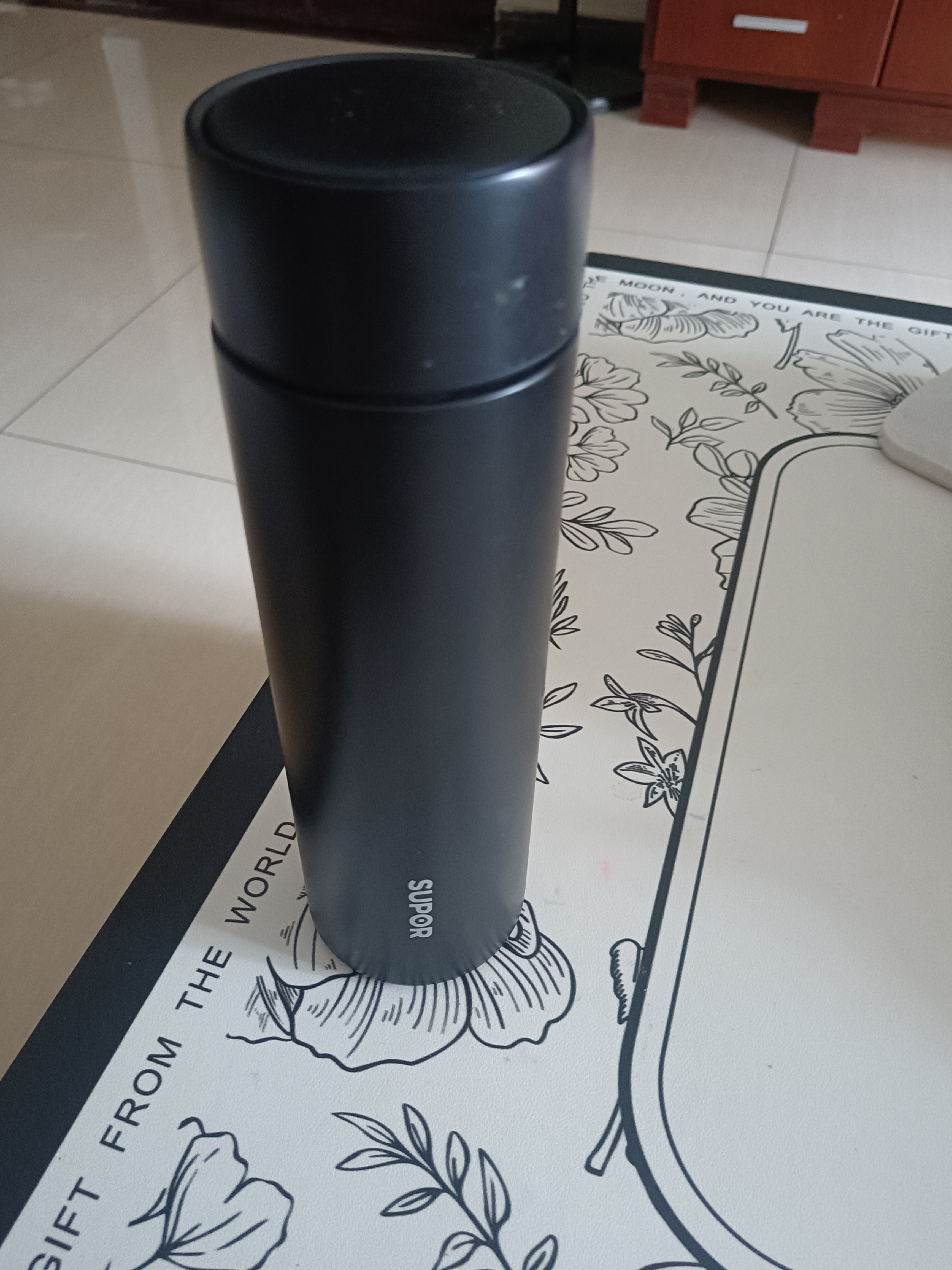 苏泊尔（SUPOR）保温杯316L不锈钢水杯茶水分离男女士便携车载杯伴手礼 生日礼物 实拍图