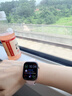 Apple/苹果 Watch S11 智能手表GPS款42毫米玫瑰金色铝金属表壳淡桃粉色运动型表带S/M MEUN4CH/B 实拍图