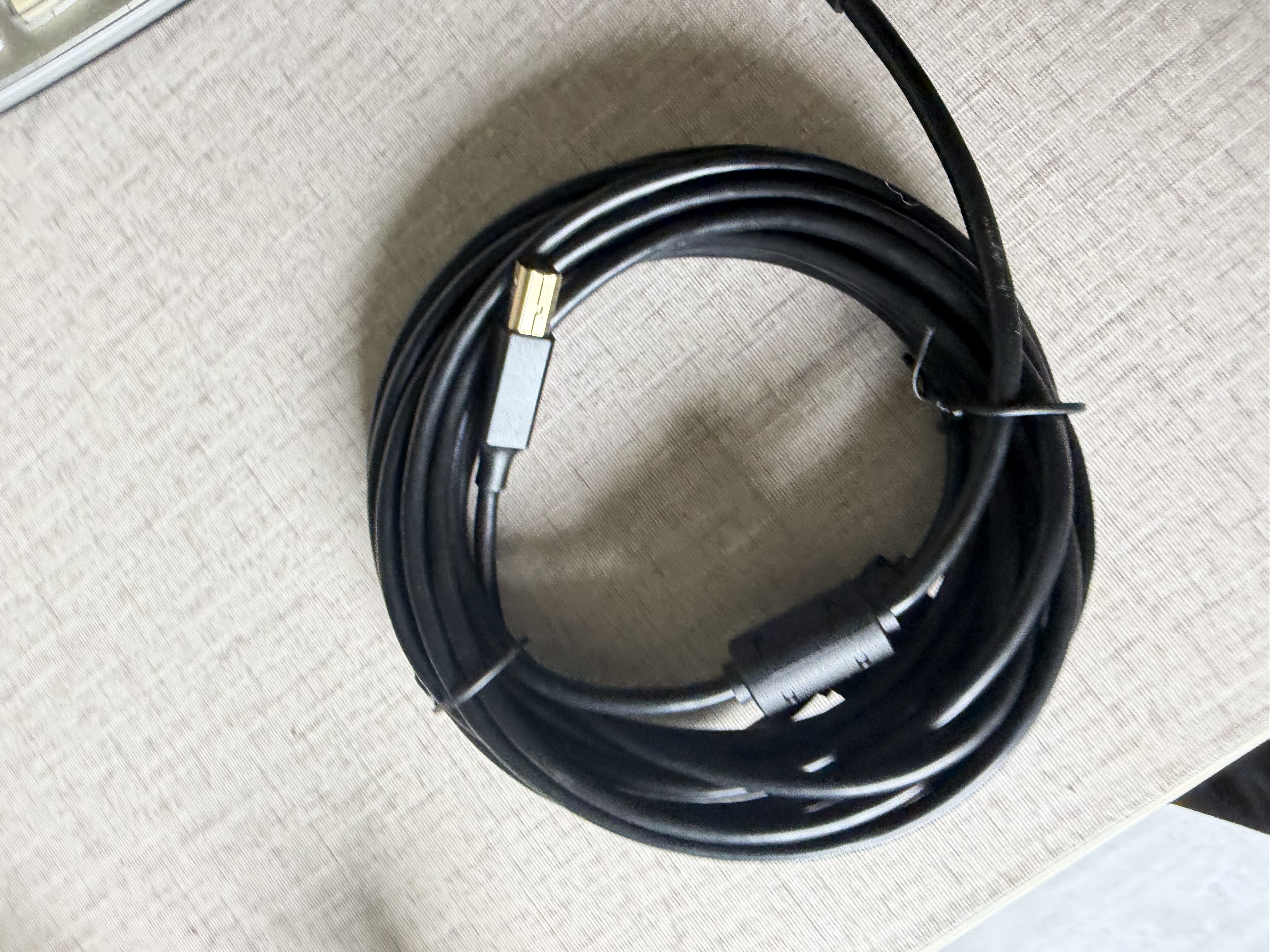 绿联打印机数据连接线 USB2.0AM/BM方口镀金接头高速打印线  通用惠普HP佳能爱普生打印机线5米10352 实拍图