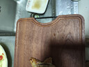 双枪乌金檀菜板 百年龄整木砧案板家用切菜食品抗菌防霉实木40*27*2.5 实拍图