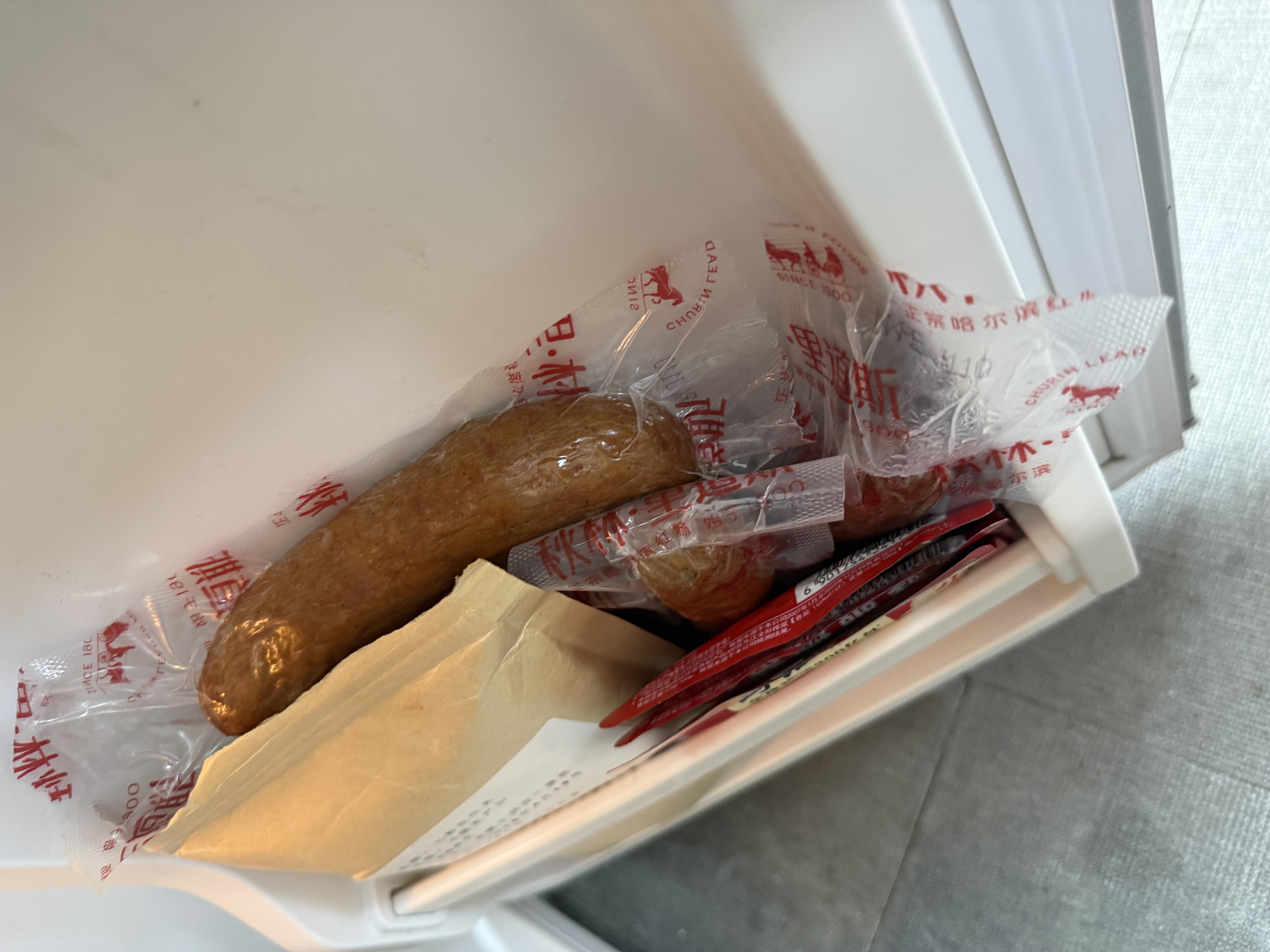 秋林里道斯哈尔滨红肠 880g/袋 减少20%食盐 方便速食 熟食 东北特产香肠 实拍图