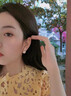 DAISY DREAM赵露思同款双面珍珠耳环女前后两戴轻奢耳钉高级耳饰品S925银针 白色大小珍珠耳环【925银针】 实拍图