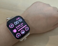 Apple/苹果 Watch S11 智能手表GPS+蜂窝款42毫米玫瑰金色铝金属表壳淡桃粉色运动型表带S/M MF984CH/B 实拍图
