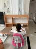 光明园迪灯桌一体儿童学习桌小学生书桌套装可升降写字桌课桌椅悦者120pro 悦者120 pro+A6P卡其+粉椅套 实拍图
