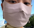 蕉下（beneunder）防晒面罩遮全脸冰丝防晒口罩女脸基尼夏季高颜骑行透气医美AL203 实拍图