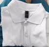 罗蒙男童短袖polo衫校园服饰春夏新款T恤女童班服 白色短袖POLO衫 120 实拍图