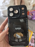 奶小鸭（NEYAA）适用苹果17pro手机壳 iphone17pro保护套镜头全包硅胶防摔超薄创意卡通简约网红软壳男女款 石墨黑 实拍图