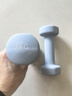 Keep哑铃女男健身家用彩色浸塑环保手铃亚铃全身塑形水蓝2kg*2 实拍图