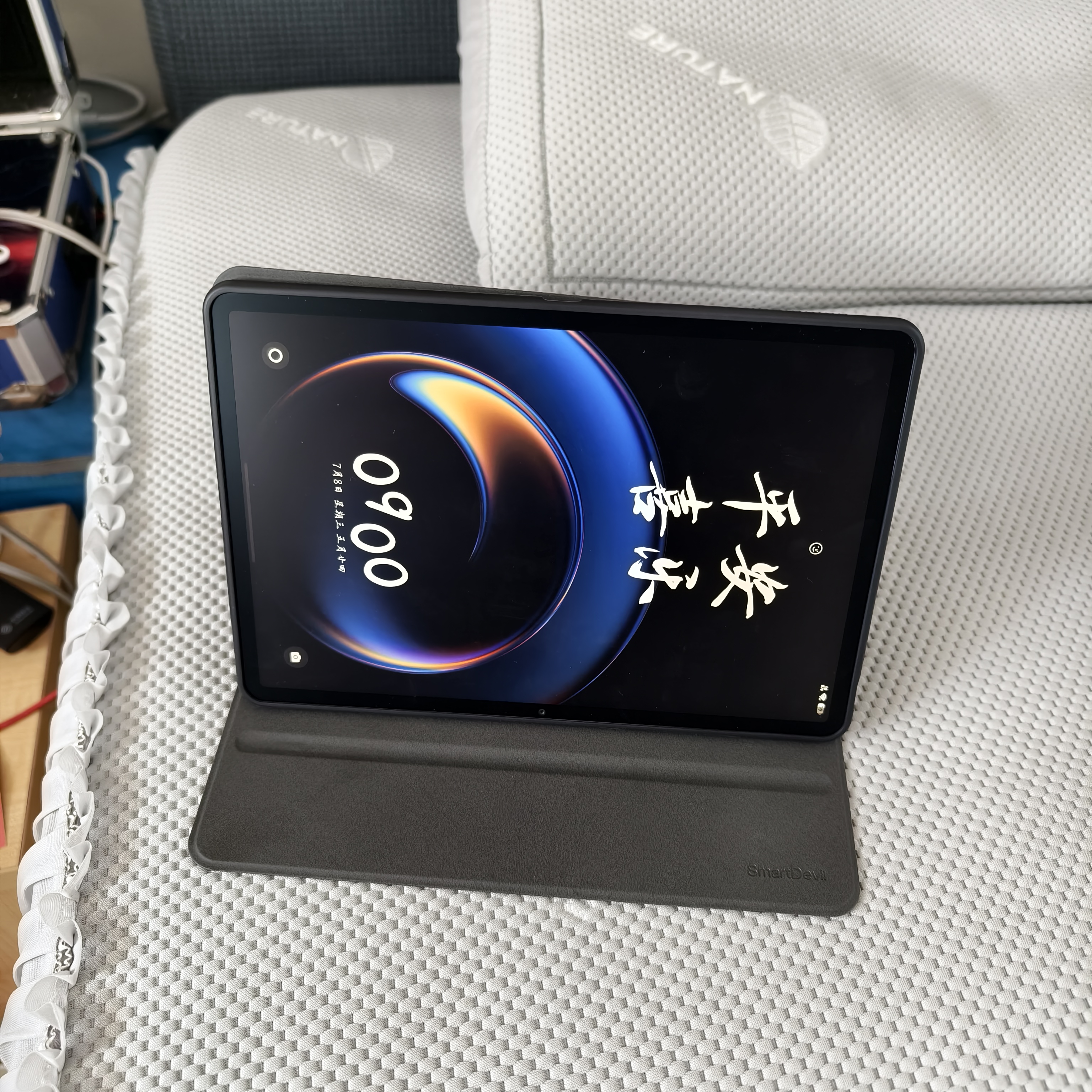 闪魔适用华为matepad11.5/11.5s保护套26/25/24款轻薄matepad11.5s保护壳横竖旋转黑色柔光版通用软壳 实拍图