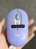罗技（Logitech）时尚系列 POP MOUSE无线鼠标 蓝牙鼠标 办公鼠标 丁香紫 实拍图