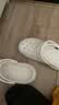 卡骆驰（CROCS）【预售】白鹿同款经典云朵洞洞鞋时尚百搭女鞋花园鞋|206750 白色-100(含智必星)【预售】 35 (220mm) 实拍图