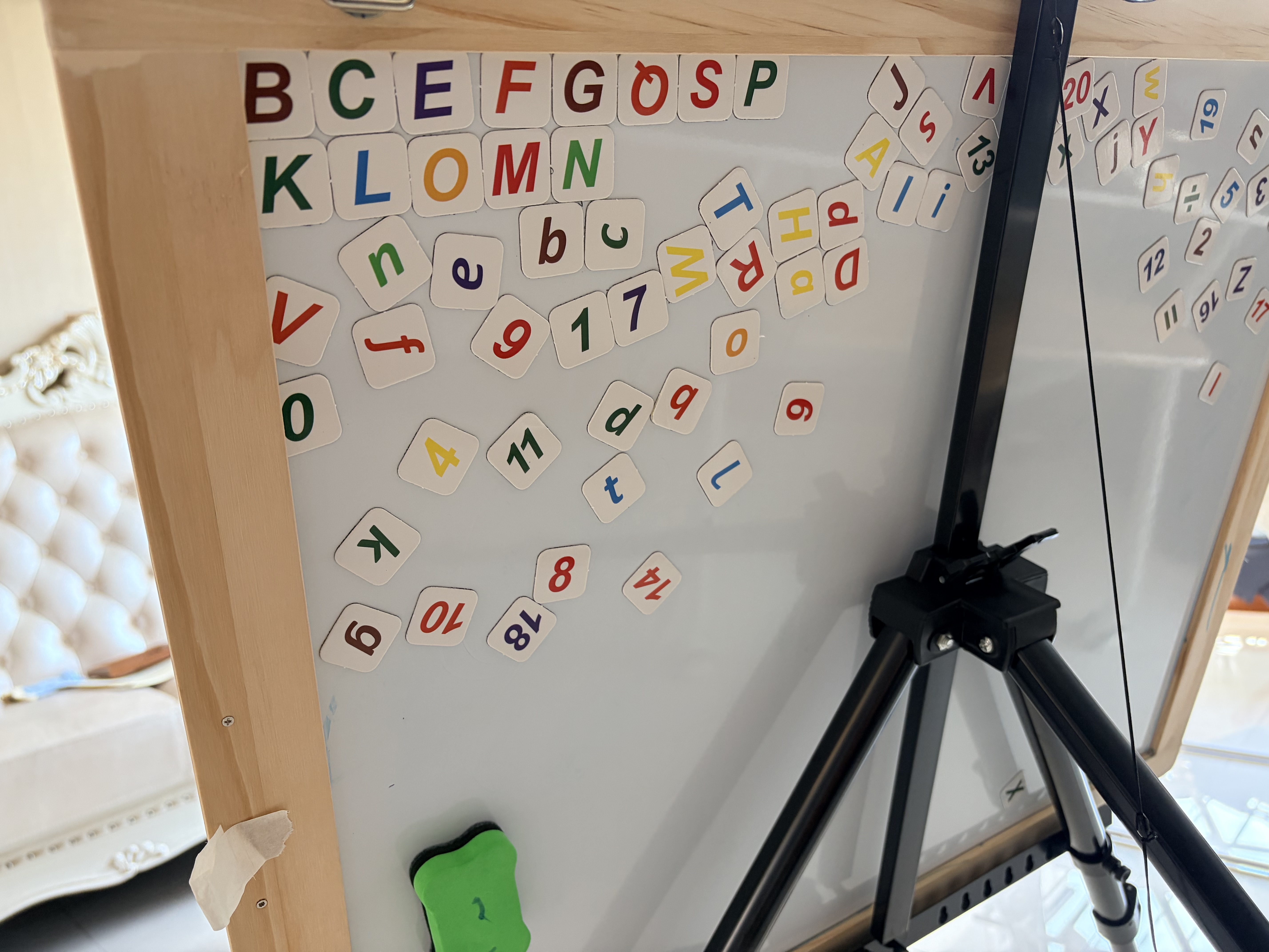 纽曼33英寸彩色充电液晶儿童画板磁性白板黑板教学局部可擦除双面手写板绘画家用草稿男女孩生日礼物 实拍图