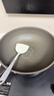 爱仕达（ASD）炒锅铸铁锅不锈无涂层平底家用铁锅炒菜锅34cm燃气电磁炉通用QB 实拍图