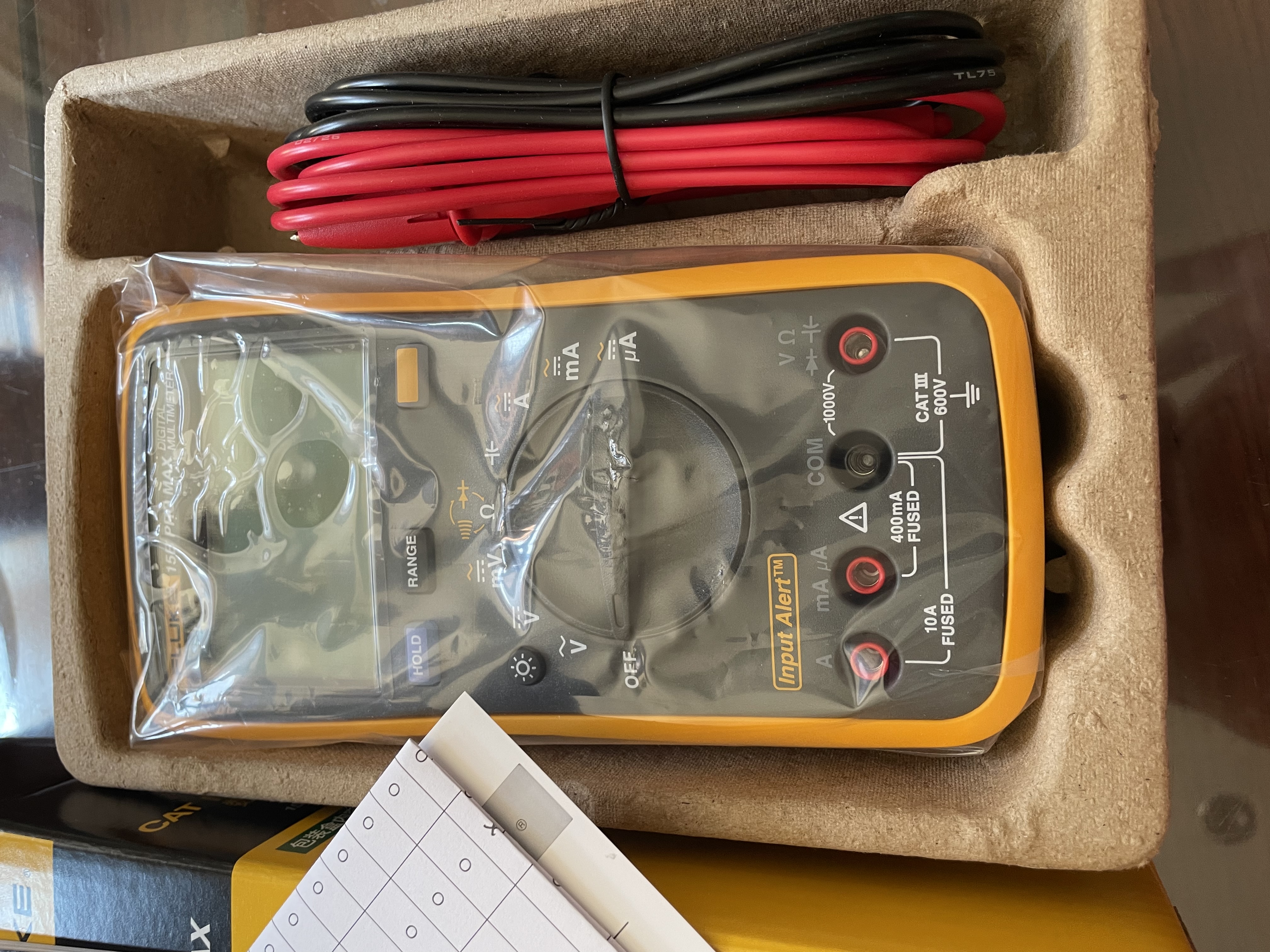 福禄克（FLUKE）F15B PRO MAX 数字万用表 掌上型多用表 电流表 仪器仪表F15B+ 实拍图