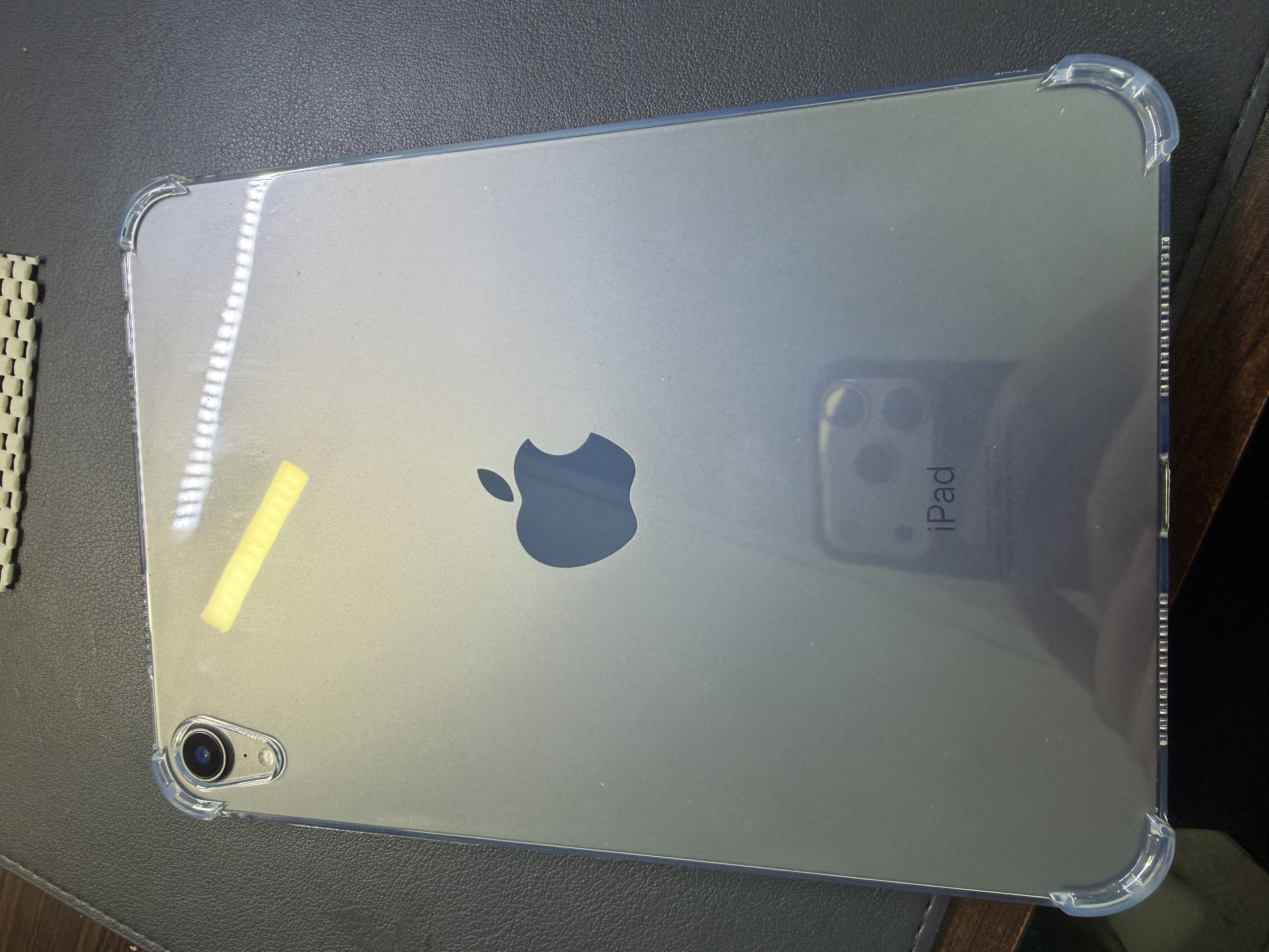 毕亚兹适用2024/21款iPad mini7/6保护壳 苹果平板电脑8.3英寸tpu保护套 四角防摔透明软壳 PB302-透明白 实拍图