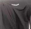 adidas休闲舒适三条纹立领夹克外套男装秋季阿迪达斯官方轻运动 黑色/白（推荐选大一码）   S 实拍图
