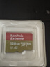闪迪（SanDisk）128GB TF(MicroSD)内存卡4K极速金卡A2 V30 U3兼容大疆Pocket3/4P/Action 6运动相机/无人机存储卡 实拍图