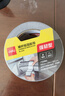 得力（deli）玻璃纤维铝箔胶带 加厚耐高温抗拉扯 管道隔热密封 60mm*20m*150μm 银色1卷 JL651 实拍图