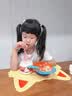 葆氏硅胶餐垫桌垫儿童零食垫带饭兜小学生专用食品级防水桌垫 实拍图