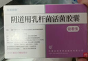 定君生【冷链产品】 阴道用乳杆菌活菌胶囊0.25g*5粒/板*2板/盒 实拍图